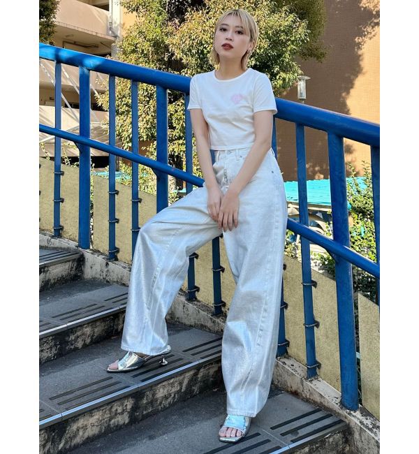 MURUA「アートヒールミュールサンダル」|サンダル|