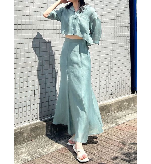 MURUA「オープンカラーシアーシャツ」|シャツ・ブラウス|