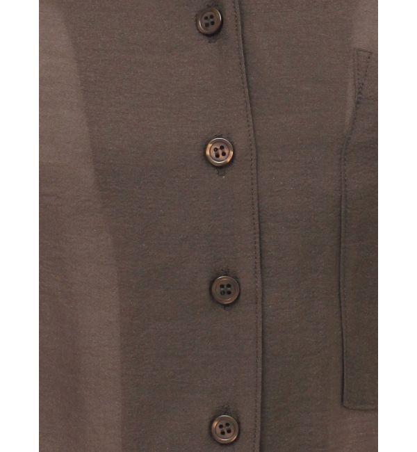 MURUA「オープンカラーシアーシャツ」|シャツ・ブラウス|