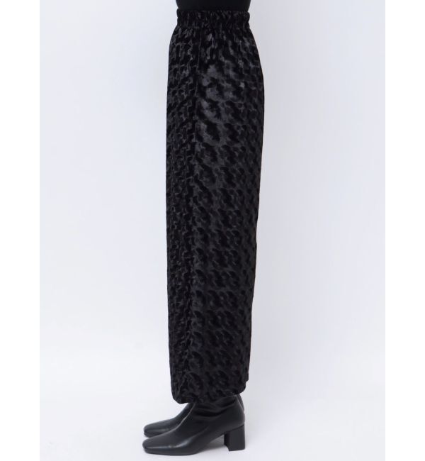 MURUA「ペイントベロアナロースカート」|スカート|