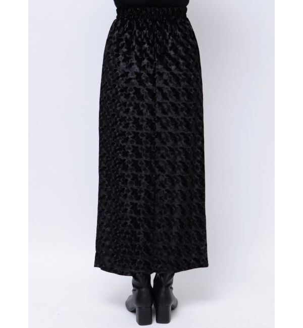 MURUA「ペイントベロアナロースカート」|スカート|