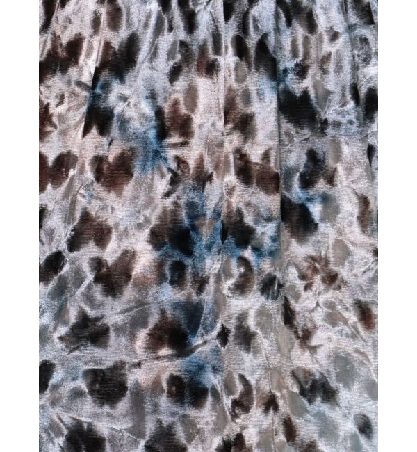 MURUA「ペイントベロアナロースカート」|スカート|