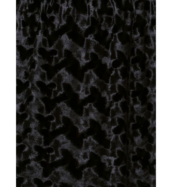 MURUA「ペイントベロアナロースカート」|スカート|