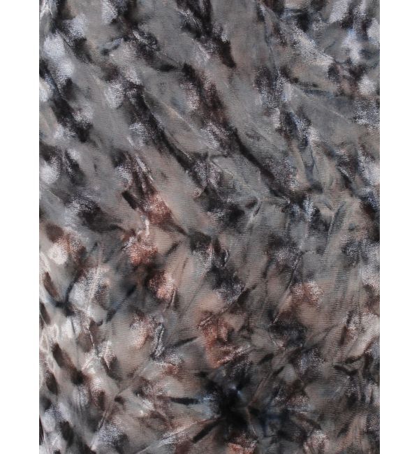 MURUA「ペイントベロアナロースカート」|スカート|