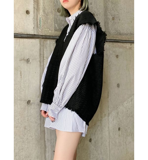 MURUA「オリジナルツイードシャツワンピース【2way】」|ワンピース|