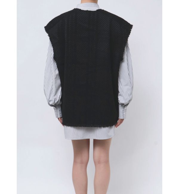 MURUA「オリジナルツイードシャツワンピース【2way】」|ワンピース|