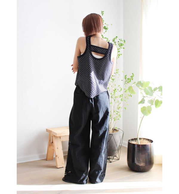 Ungrid「カットワークデザインラフパンツ」|その他|