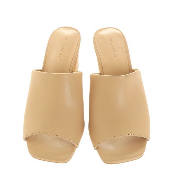 LAGUNAMOON「ミニマルミッドヒールサンダル」|サンダル|