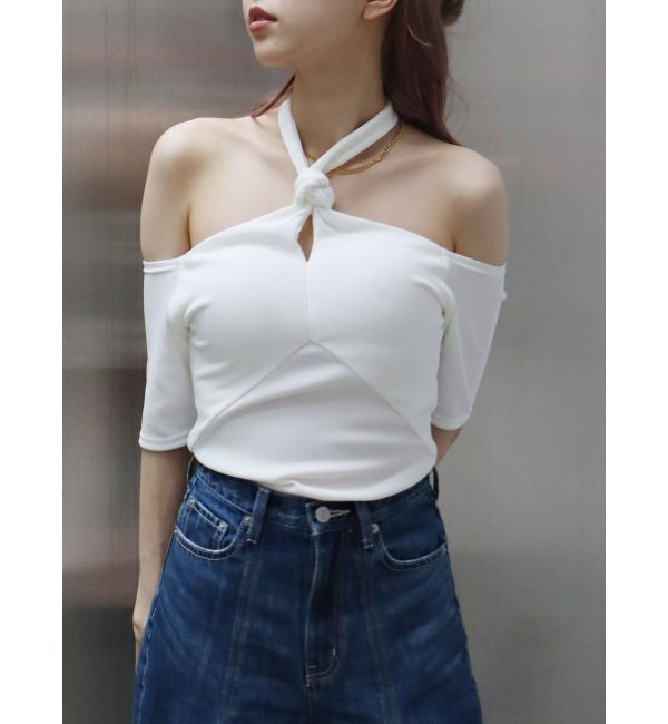 EVRIS「ボトルネックデザインオフショルトップス」|Tシャツ・カットソー|