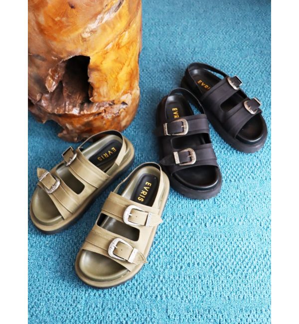 EVRIS「バックルナイロンスポーツサンダル」|サンダル|