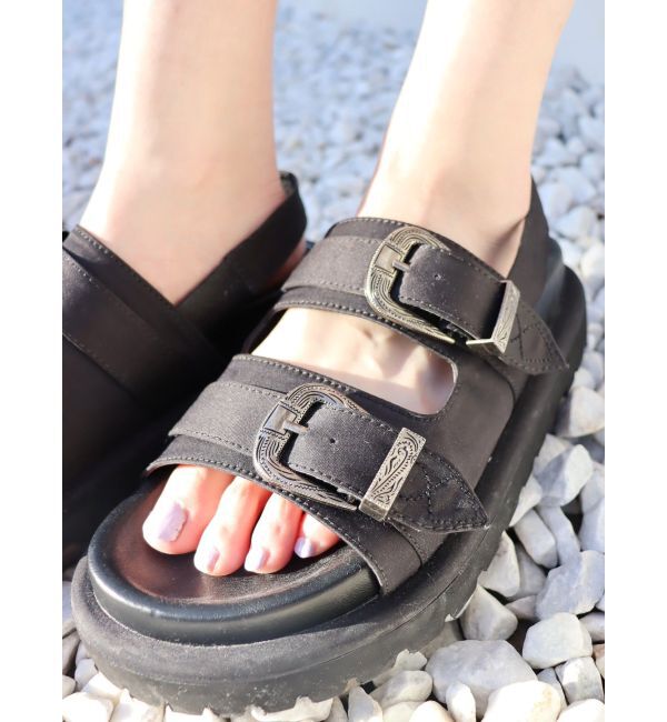 EVRIS「バックルナイロンスポーツサンダル」|サンダル|