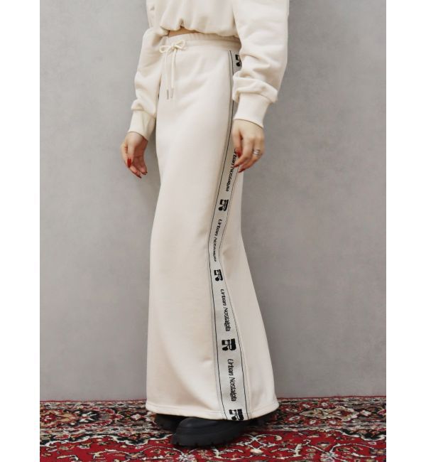 EVRIS「サイドロゴラインスウェットロングスカート【セットアップ着用可能】」|スカート|