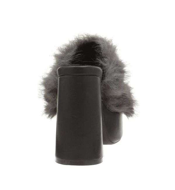 EVRIS「フェイクファーサボ」|サンダル|