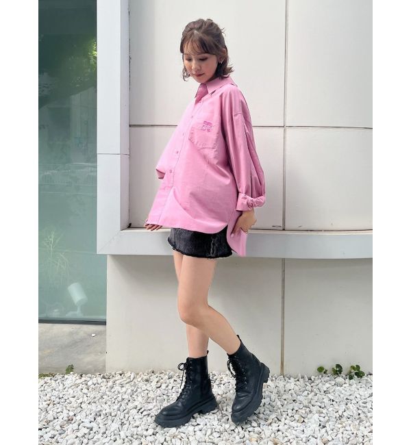 EVRIS「ワンポイントオーバーシャツ」|シャツ・ブラウス|