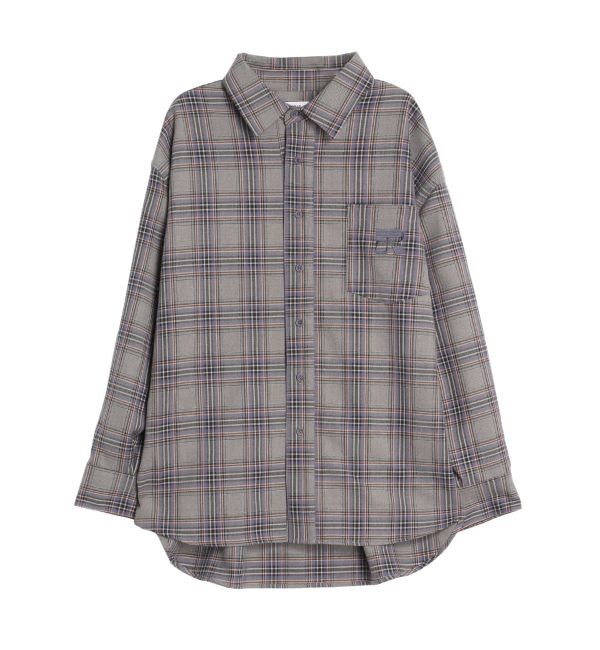 EVRIS「ワンポイントオーバーシャツ」|シャツ・ブラウス|