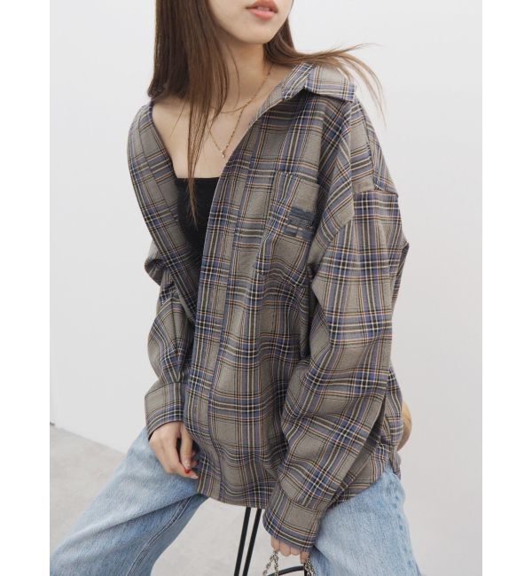 EVRIS「ワンポイントオーバーシャツ」|シャツ・ブラウス|