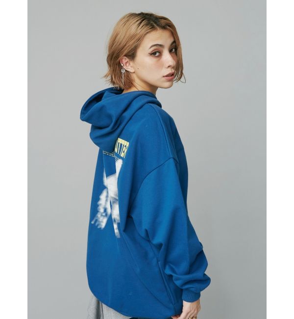 EVRIS「バタフライグラフィックオーバーサイズフーディー」|パーカー|