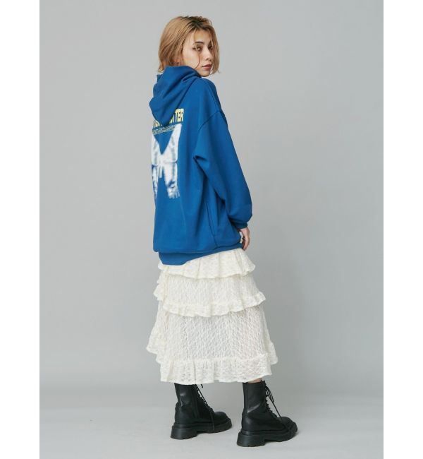 EVRIS「バタフライグラフィックオーバーサイズフーディー」|パーカー|