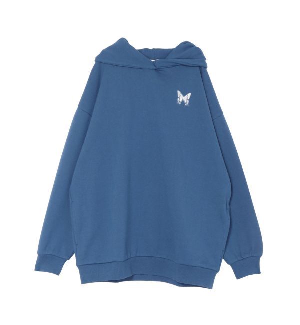EVRIS「バタフライグラフィックオーバーサイズフーディー」|パーカー|