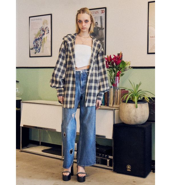 EVRIS「ハートモチーフストラップヒールサンダル」|サンダル|