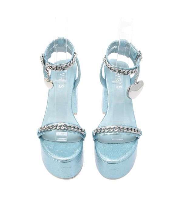 EVRIS「ハートモチーフストラップヒールサンダル」|サンダル|