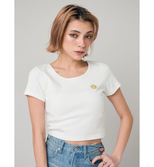 EVRIS「SUNNYショートTシャツ」|Tシャツ・カットソー|ホワイト