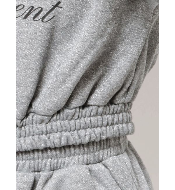 jouetie「ラメクロップドZIPフーディー」|パーカー|