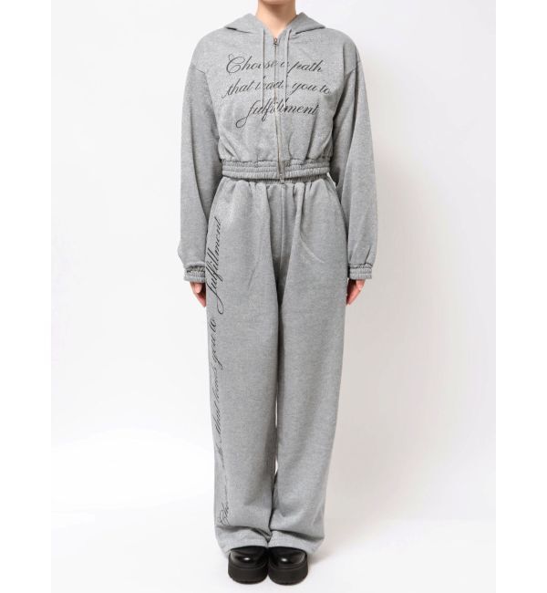 jouetie「ラメクロップドZIPフーディー」|パーカー|