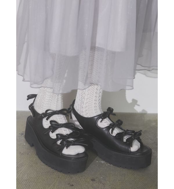 merry jenny「リボンベルトサンダル」|サンダル|