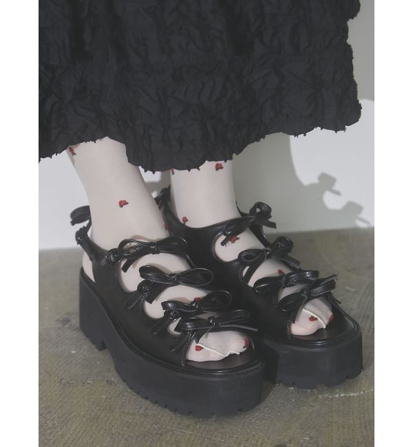 merry jenny「リボンベルトサンダル」|サンダル|