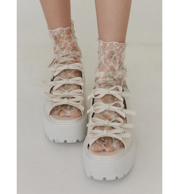 merry jenny「リボンベルトサンダル」|サンダル|