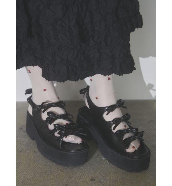 merry jenny「リボンベルトサンダル」|サンダル|