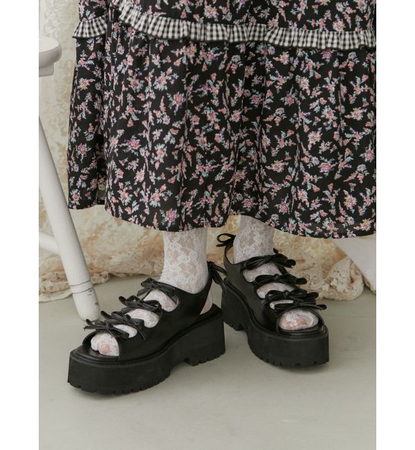 merry jenny「リボンベルトサンダル」|サンダル|