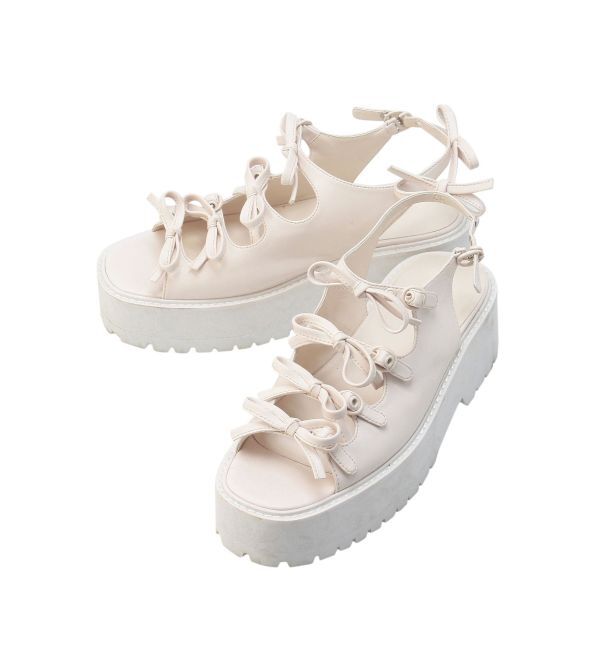 merry jenny「リボンベルトサンダル」|サンダル|