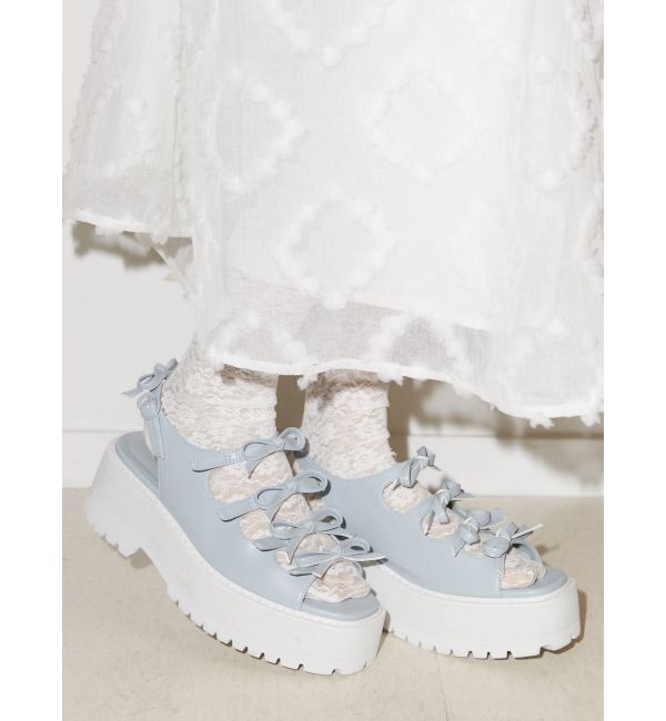 merry jenny「リボンベルトサンダル」|サンダル|