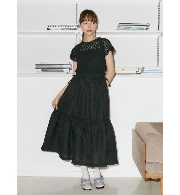 merry jenny「ギンガムcheckフリルサンダル」|サンダル|