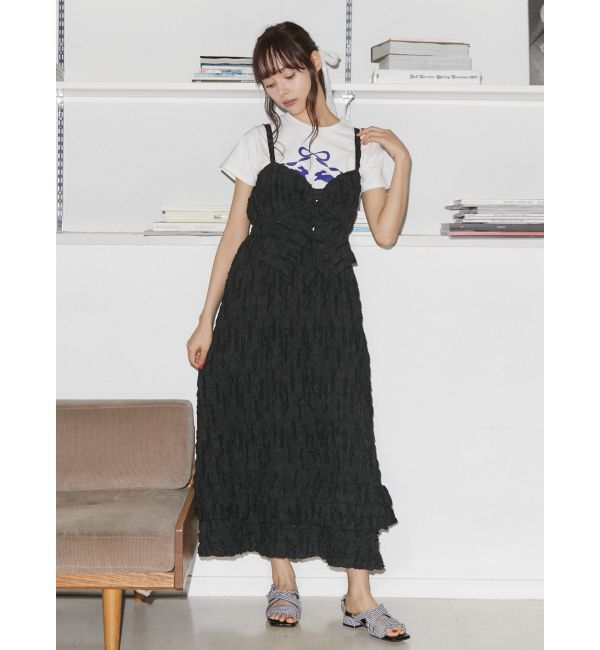 merry jenny「ギンガムcheckフリルサンダル」|サンダル|