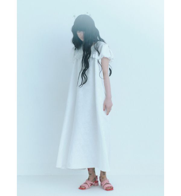 merry jenny「ギンガムcheckフリルサンダル」|サンダル|