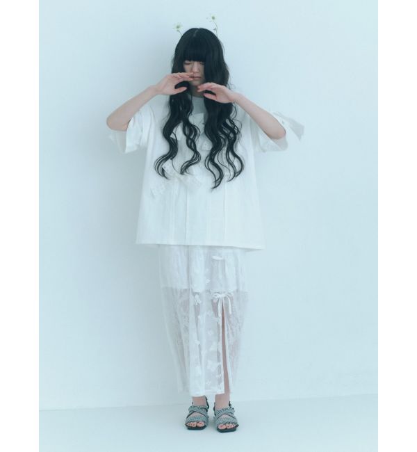 merry jenny「ギンガムcheckフリルサンダル」|サンダル|