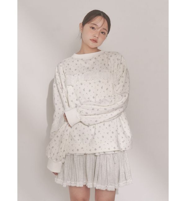 merry jenny「カットティアードミニスカート」|スカート|