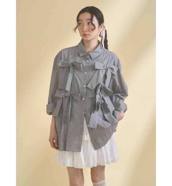 merry jenny「カットティアードミニスカート」|スカート|