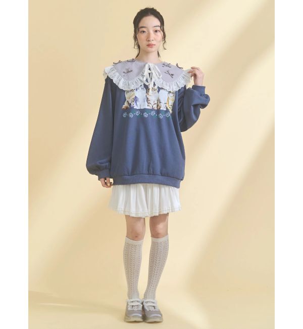 merry jenny「カットティアードミニスカート」|スカート|