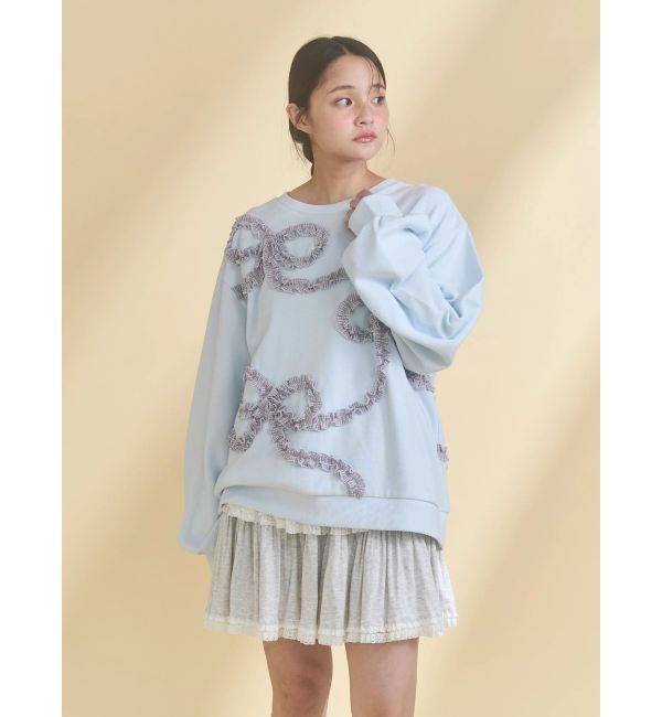 merry jenny「カットティアードミニスカート」|スカート|