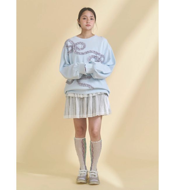 merry jenny「カットティアードミニスカート」|スカート|