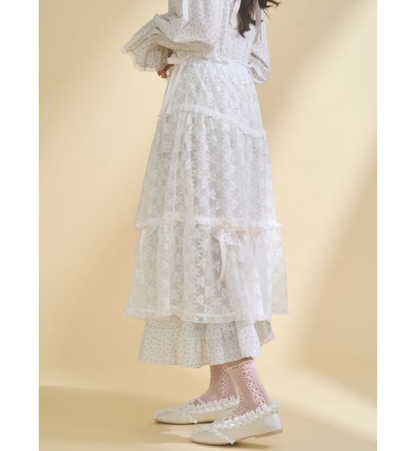 merry jenny「シアーレースフレアスカート」|その他|