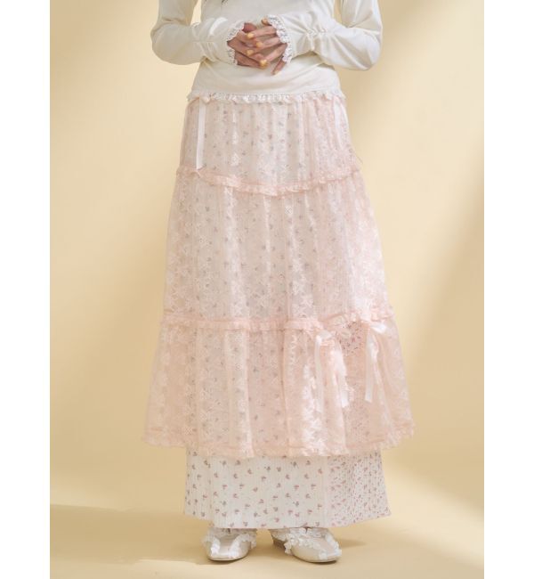 merry jenny「シアーレースフレアスカート」|その他|