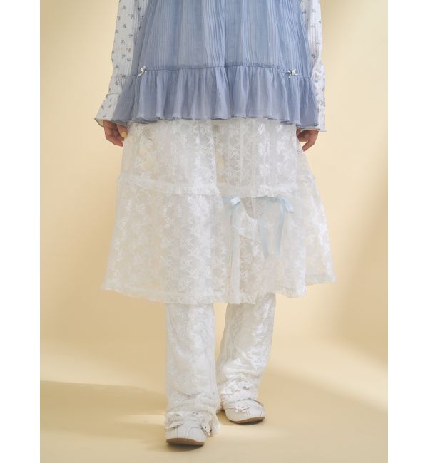 merry jenny「シアーレースフレアスカート」|その他|