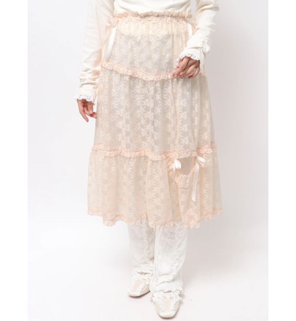 merry jenny「シアーレースフレアスカート」|その他|