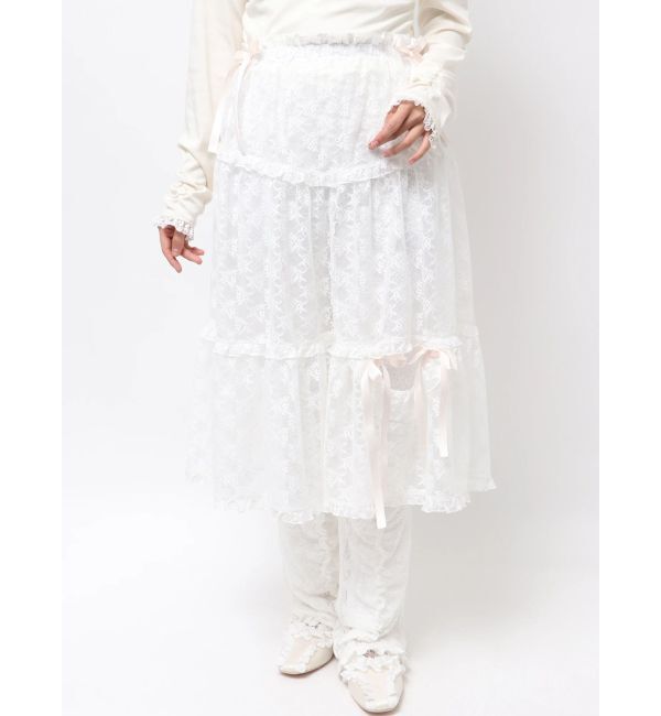 merry jenny「シアーレースフレアスカート」|その他|