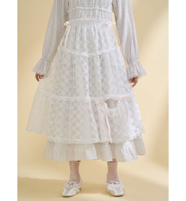 merry jenny「シアーレースフレアスカート」|その他|